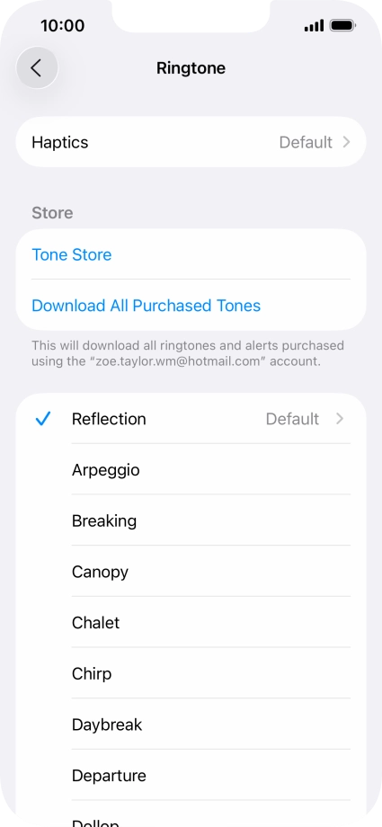 Press the required ring tones to hear them. Press the required ring tones to hear them.