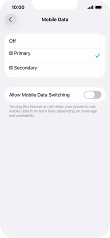 Press the required price plan. Press the required price plan.
