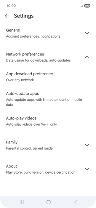 Press Auto-update apps. Press Auto-update apps.
