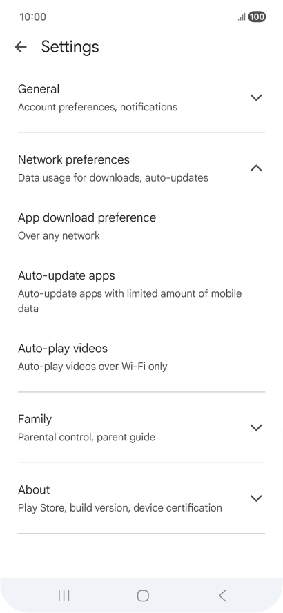Press Auto-update apps. Press Auto-update apps.