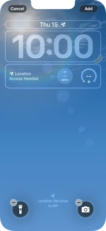To customise the way the lock screen date is displayed, press the date widget and follow the instructions on the screen to select the required widget display mode. To customise the way the lock screen date is displayed, press the date widget and follow the instructions on the screen to select the required widget display mode.