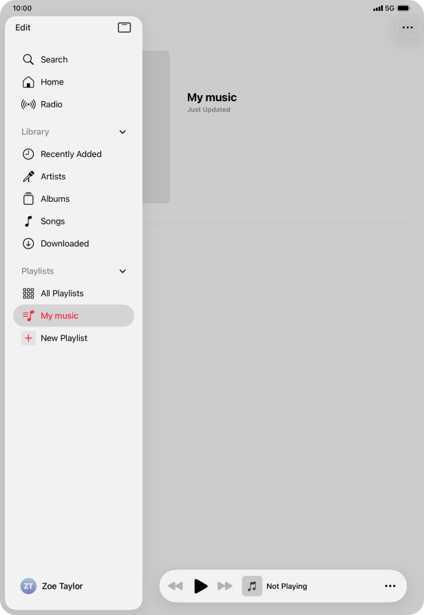 Press anywhere on the screen. Press anywhere on the screen.