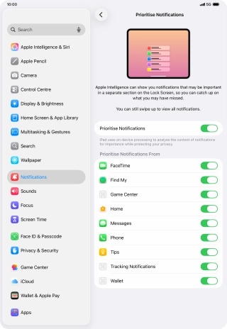 Press the indicator next to Press the indicator next to