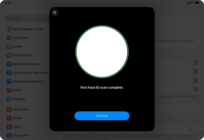 Press Continue. Press Continue.