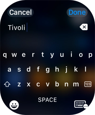 Key in the required destination and press Done. Key in the required destination and press Done.