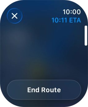 Press End Route. Press End Route.