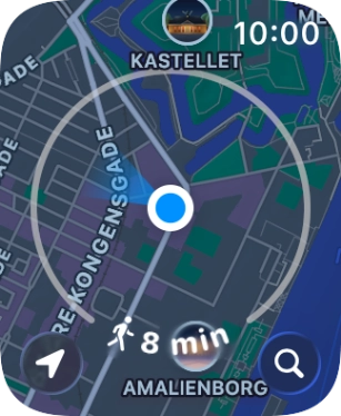 Press the search icon. Press the search icon.