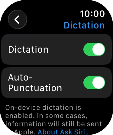Press the Digital Crown several times to return to standby mode. Press the Digital Crown several times to return to standby mode.