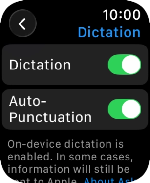 Press the Digital Crown several times to return to standby mode. Press the Digital Crown several times to return to standby mode.