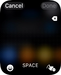 Press the input icon. Press the input icon.