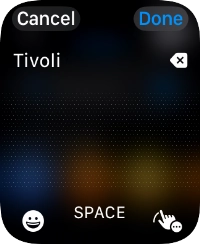 Key in the required destination and press Done. Key in the required destination and press Done.