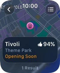 Press the required destination. Press the required destination.