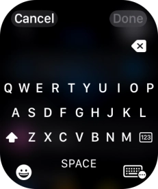Press the input icon. Press the input icon.