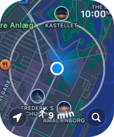 Press the search icon. Press the search icon.