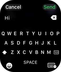 Press the input icon. Press the input icon.