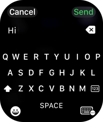 Press the input icon. Press the input icon.