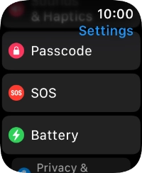 Press SOS. Press SOS.