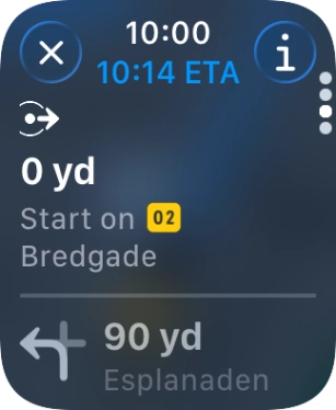 Press the end icon. Press the end icon.