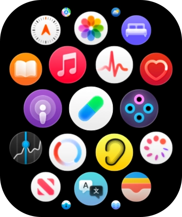 Press the music player icon. Press the music player icon.