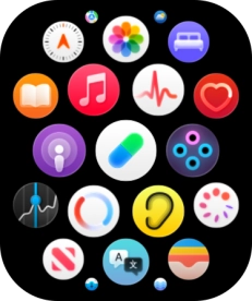 Press the music player icon. Press the music player icon.