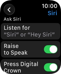 Press Listen for. Press Listen for.