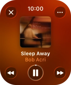 Turn the Digital Crown to select the required volume. Turn the Digital Crown to select the required volume.