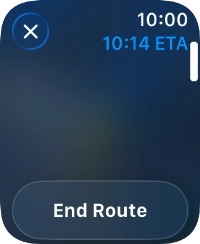 Press End Route. Press End Route.