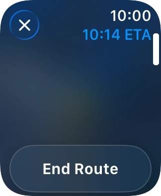 Press End Route. Press End Route.