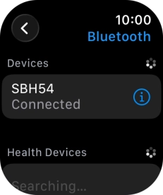 Press the Digital Crown several times to return to standby mode. Press the Digital Crown several times to return to standby mode.