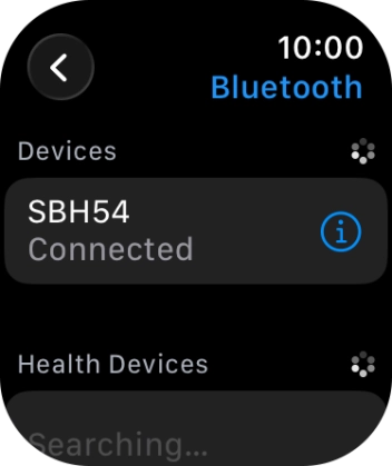 Press the Digital Crown several times to return to standby mode. Press the Digital Crown several times to return to standby mode.
