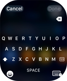 Press the input icon. Press the input icon.