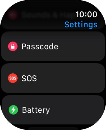 Press SOS. Press SOS.
