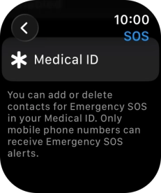 Press Medical ID. Press Medical ID.