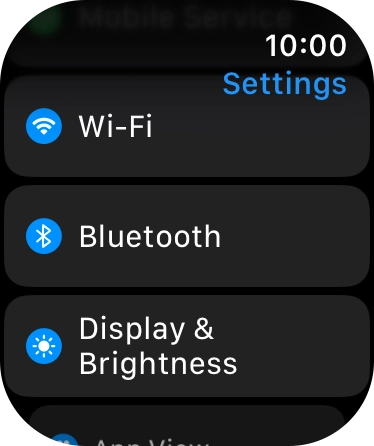 Press Bluetooth. Press Bluetooth.