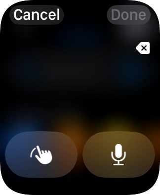 Press the microphone icon to turn on voice input. Press the microphone icon to turn on voice input.