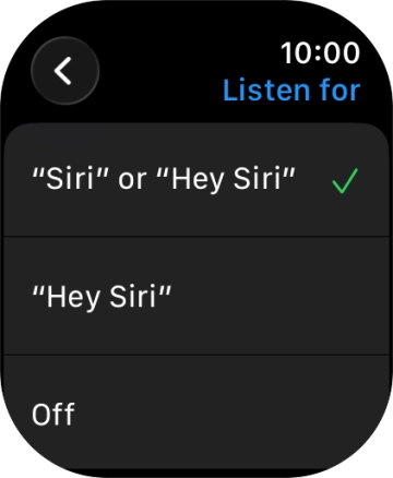 Press the required setting to turn the function on or off. Press the required setting to turn the function on or off.