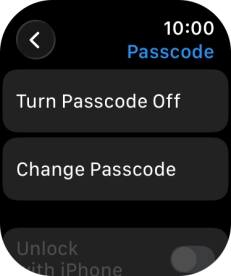 Press Turn Passcode Off and key in the current lock code. Press Turn Passcode Off and key in the current lock code.