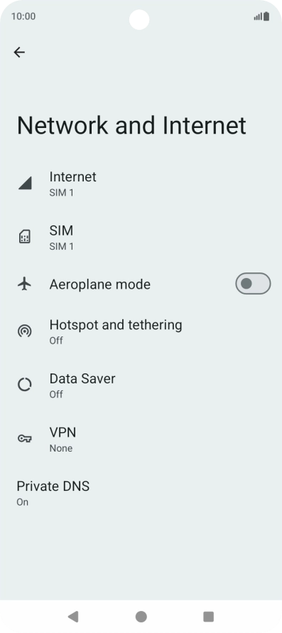 Press SIM. Press SIM.
