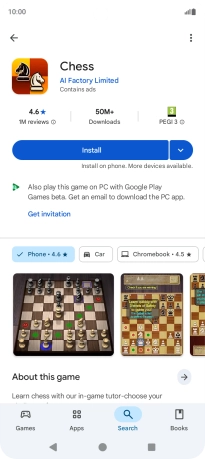 Press Install and follow the instructions on the screen to install the app. Press Install and follow the instructions on the screen to install the app.