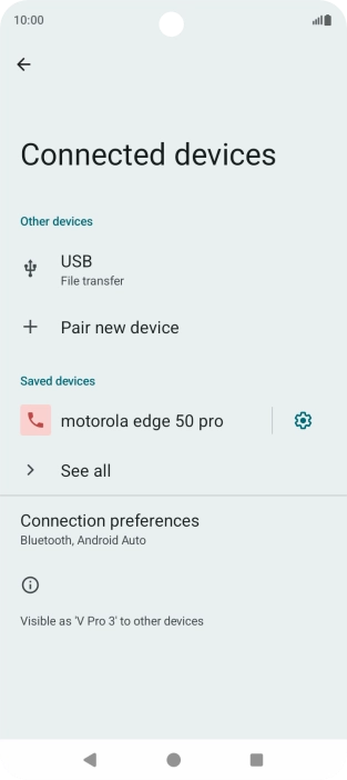 Press the Home key to return to the home screen. Press the Home key to return to the home screen.