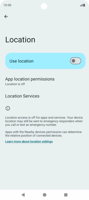 Press the indicator next to Press the indicator next to