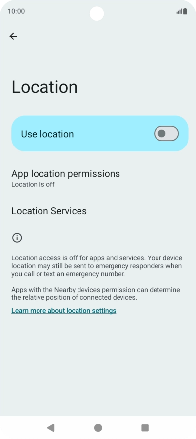 Press the indicator next to Press the indicator next to