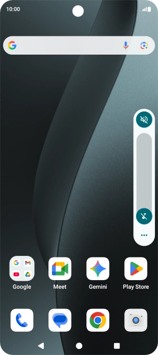 Press the sound mode icon. Press the sound mode icon.