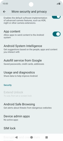 Press SIM lock. Press SIM lock.