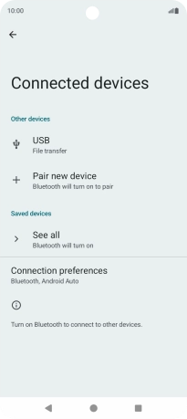 Press Pair new device. Press Pair new device.