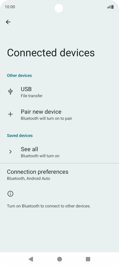 Press Pair new device. Press Pair new device.