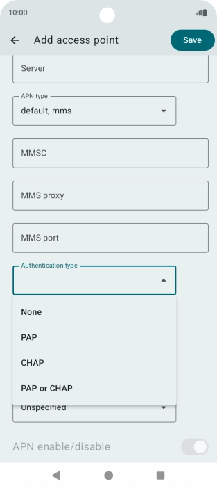 Press PAP. Press PAP.