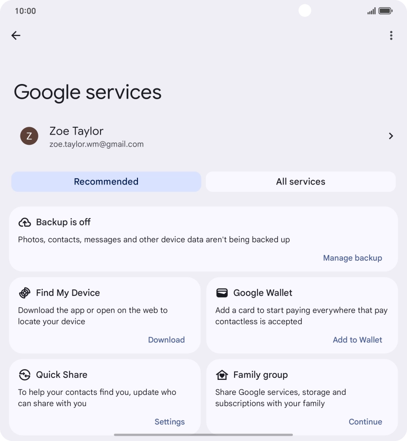 Press All services. Press All services.