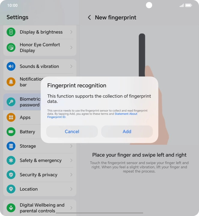 Press Add. Press Add.
