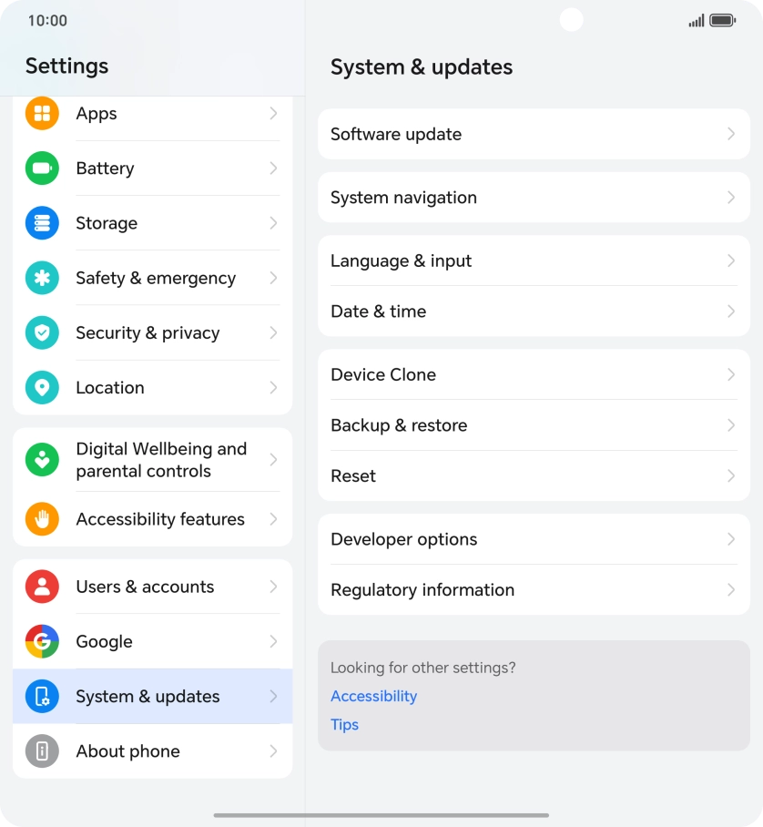 Press Reset. Press Reset.